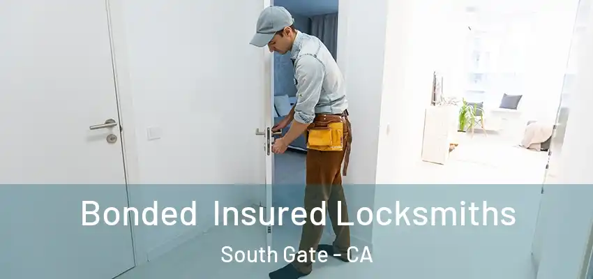 Bonded Insured Locksmiths South Gate - CA